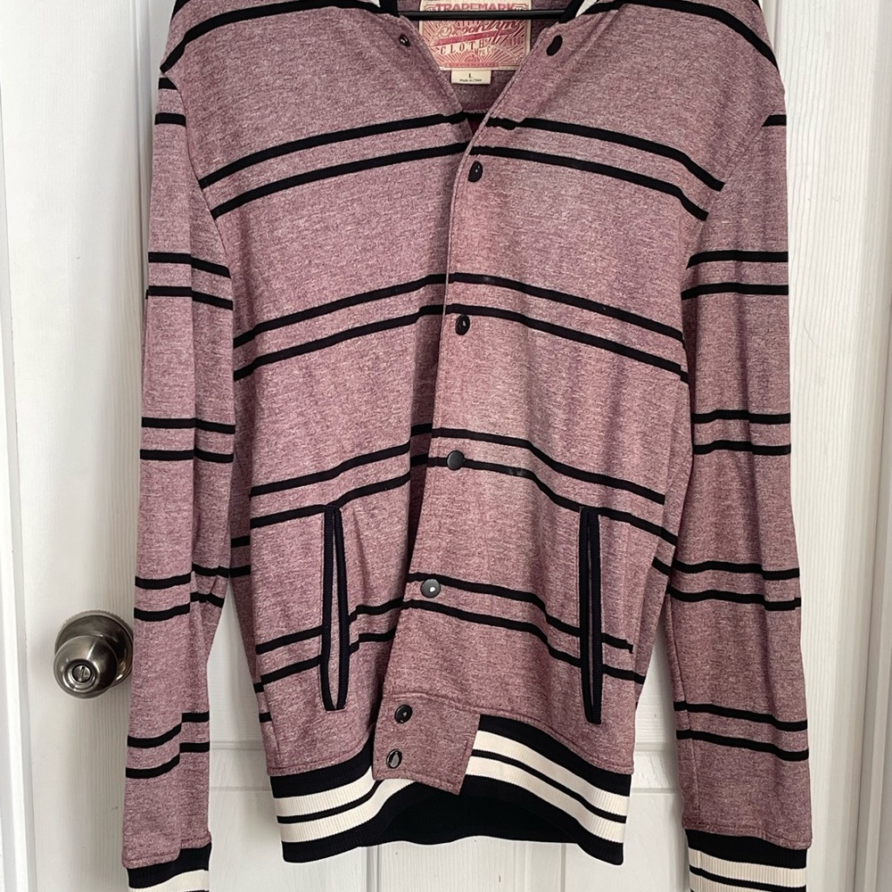 Vintage Striped Maroon Jacket